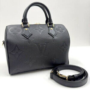 Louis Vuitton Speedy Bandouliere Empreinte Noir Black